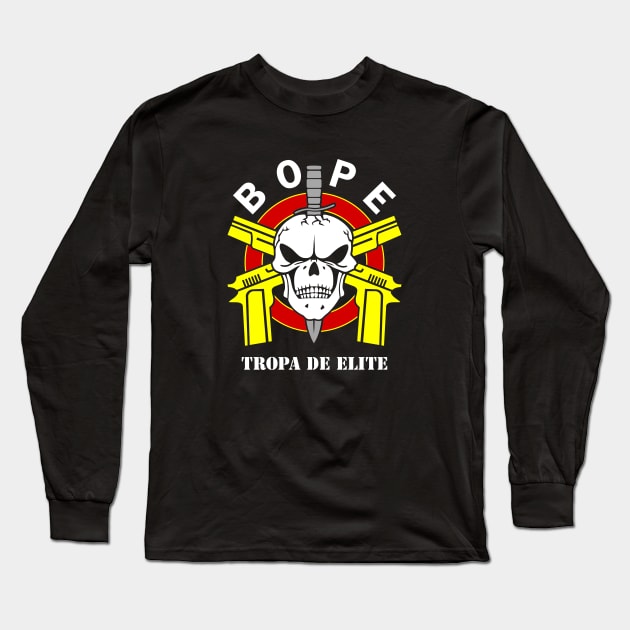 Mod.19 BOPE Batallon Ops Long Sleeve T-Shirt by parashop